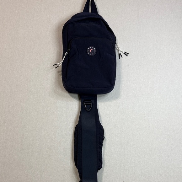 Zyia Active Handbags - Stylish Navy Crossbody Bag with Logo